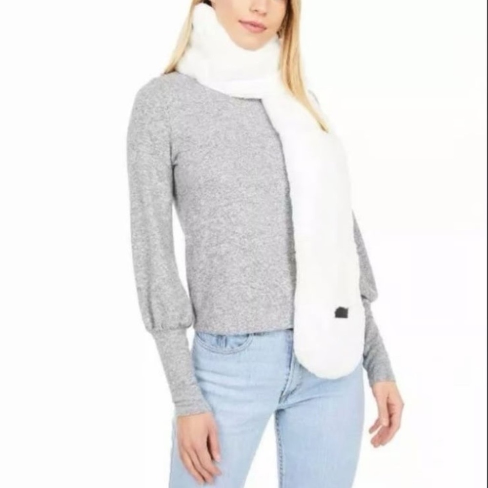 UGG Cream Plush Scarf